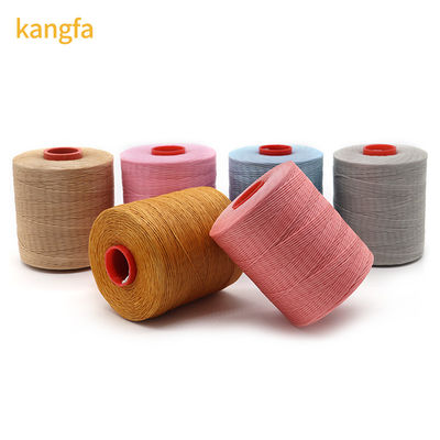 410G Kangfa 0.8mm Flat Wax Thread for Handmade Leather Sewing in 210D/16 Yarn Count