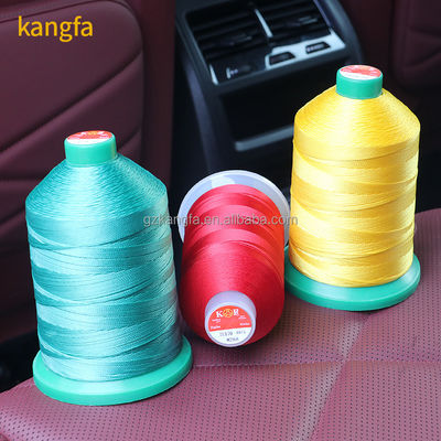 Fireproof High Strength Heat Resistant 210D/3 Sewing Thread With 100% Polyester Yarn
