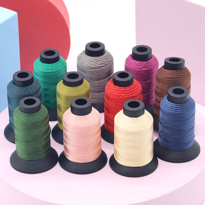 Sample of Eco-Friendly Boho 210D Polyester Thread for Hand Woven Sewing Machine Usage