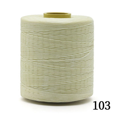 Kangfa 0.8mm 1mm Polyester Handmade Braid Waxed Thread High Tenacity for Leather Goods