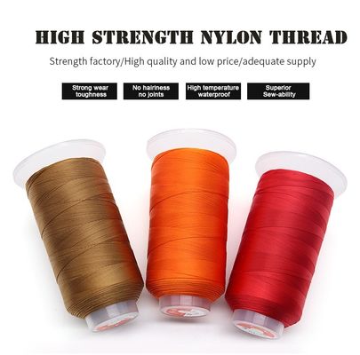 Support 7 Days Sample Order Lead Time 100g High Tenacity Nylon Thread for Leather Products