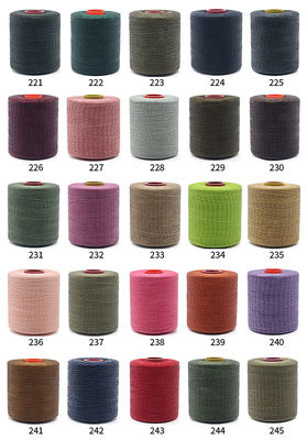 Kangfa 0.8mm 1.0mm Polyester Waxed Sewing Thread for Leather Crafting and Repair 680m