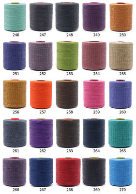 Kangfa 0.8mm 1.0mm Polyester Waxed Sewing Thread for Leather Crafting and Repair 680m