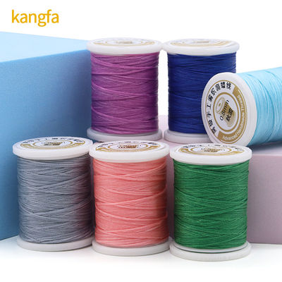 0.8mm Diameter 100% Polyester Leather Sewing Waxed Thread Set of 12 for DIY Handmade