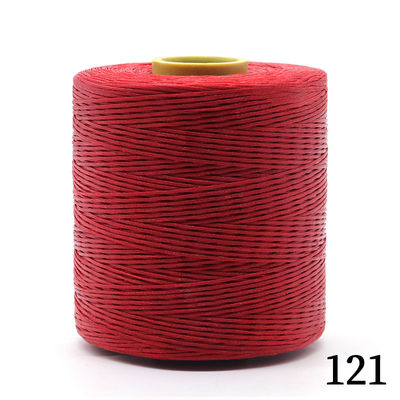Polyester Wax Bonded Braided Thread for Leather Sewing Thread 250D/16 Flat Waxed Threads