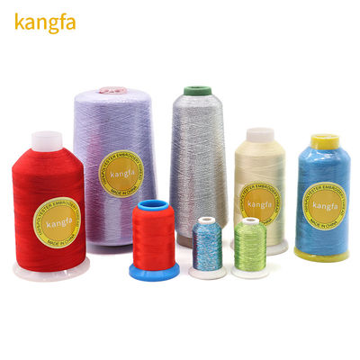 MERCERIZED 5000m 150D/2 100% Polyester Thread for Embroidery Machine Dyed Color 160g