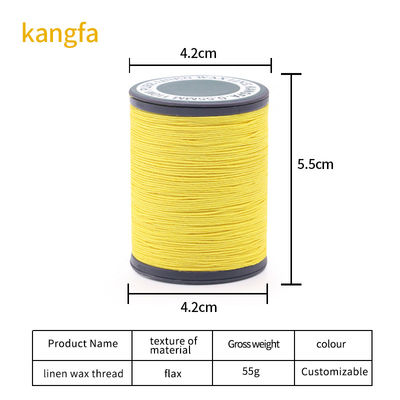 0.55mm 35g High Tenacity Leather Sewing Thread 70m Linen Waxed Thread in 40 Colors