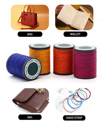 0.55mm 35g High Tenacity Leather Sewing Thread 70m Linen Waxed Thread in 40 Colors