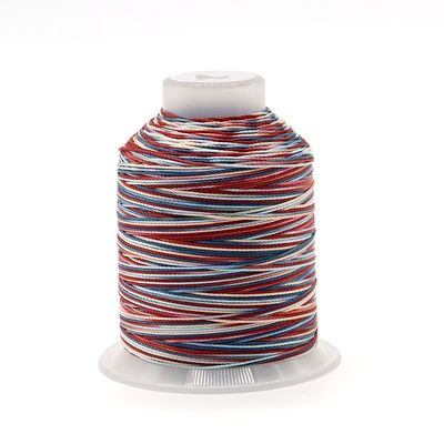 Supply Multicoloured Polyester Thread 15ply 172m Length/cone for Rainbow Weaving Crafts