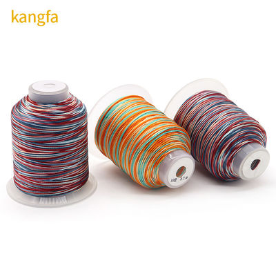 Supply Multicoloured Polyester Thread 15ply 172m Length/cone for Rainbow Weaving Crafts