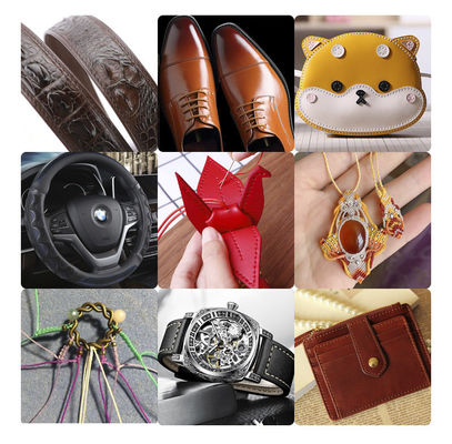 Hand-sewn Leather 9ply Round Waxed Thread 12g 100% Polyester Sewing Thread Spun Yarn Type
