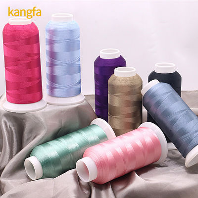 Low Shrinkage 120D/2 Yarn Count 100% Polyester Thread for Embroidery Machine 4000 Yard