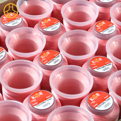 Small Cone Set of 40pcs 120D/2 Polyester Embroidery Thread 1000Y and OEM/ODM Accepted