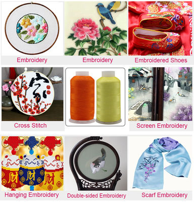 Small Cone Set of 40pcs 120D/2 Polyester Embroidery Thread 1000Y and OEM/ODM Accepted