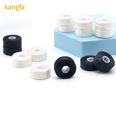 Plastic Cone Kangfa Pre-wound Bobbin Embroidery Thread for Particular Embroidery 75D/2