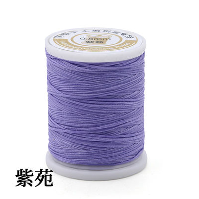 Polyester/ Waxed Kangfa 150d Sewing Thread 0.8mm 50 Meters Customized for Hand Sewing