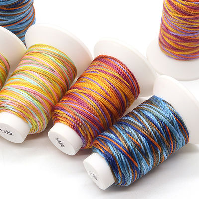 1.0mm MERCERIZED Colorful Braided Rope Handmade Braided Thread Friendship Bracelets