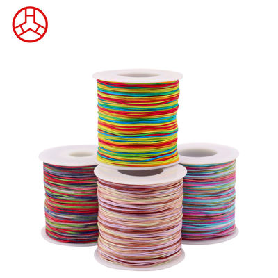 Rainbow Jade Nylon Thread for Leather Products Making Craft Rat Tail Jewelry Thread