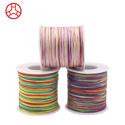 Rainbow Jade Nylon Thread for Leather Products Making Craft Rat Tail Jewelry Thread