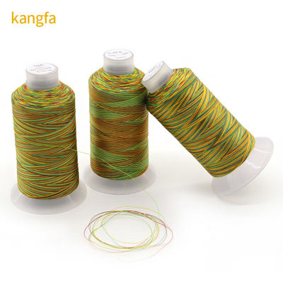 T45 Customized Multicolor 150D/3 250g High Tenacity Polyester Bonded Thread UV Protect