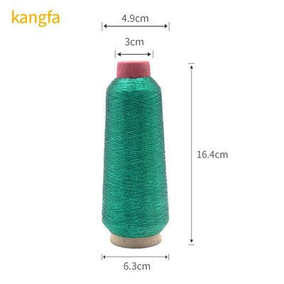 Send Sample of Pattern Dyed MX Type Embroidery Lurex Thread Gold Metallic Silver Yarn
