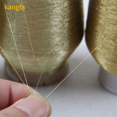 Send Sample of Pattern Dyed MX Type Embroidery Lurex Thread Gold Metallic Silver Yarn