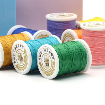 Purse Leather Sewing Waxed Thread-Practical Long Stitching Thread For Leather Craft DIY 0.8mm wax thread