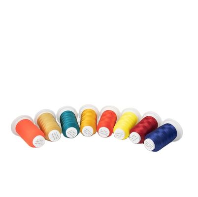 1000Y Small Cone Multi Color Polyester Embroidery Thread 120d/2 for Embroidery Machine