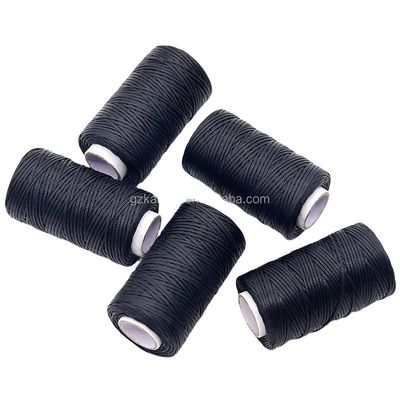 150D 1mm Yarn Count Polyester Waxed Thread Cord for DIY Crafts and Sewing Supplies