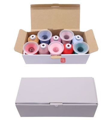 Multi Color Sewing Threads Polyester Rainbow Thread for Weaving Crafts 100% Polyester