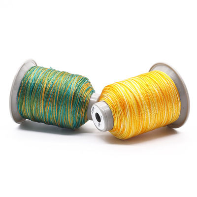 Multi Color Sewing Threads Polyester Rainbow Thread for Weaving Crafts 100% Polyester
