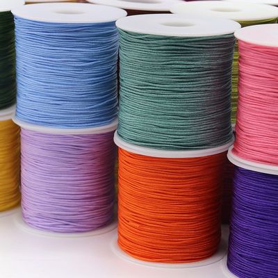 Colorful No72 Jade Rope Perfect for DIY Pendant Lanyard/Necklace Bracelet Accessories
