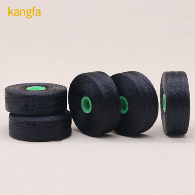 Polyester Magnetic Core Pre-wound Bobbins Thread Magnetic Tex70 with Transparent Cone