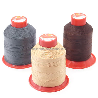 Knitting High Tenacity Nylon 210d/3 Nylon Bonded Thread 66 Bonded Sewing Thread 115g/cone