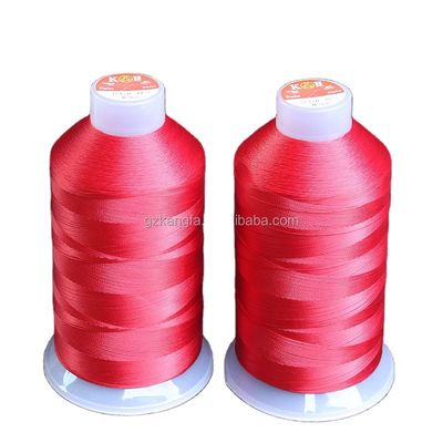 Plastic cone 100% continuous filament polyester thread TEX70 for crochet Free Sample