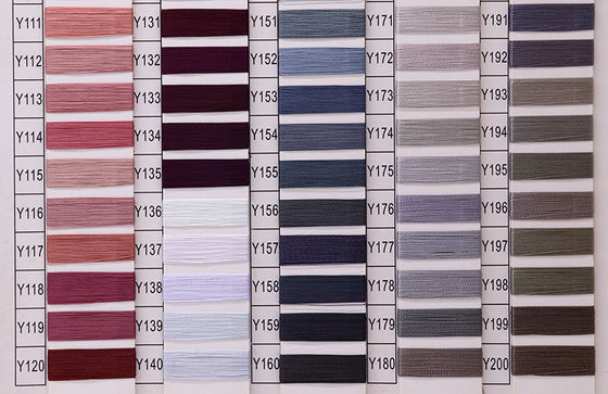 Boho Rich Color Machine Silk Thread Embroidery Thread for Sustainable Diameter 0.13mm