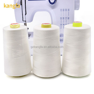 White 40/2 Polyester Sewing Thread Ideal for Quilting Machine and Bedding Fabric Making
