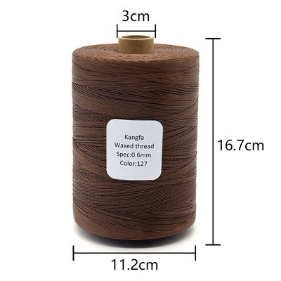 Leather Sewing Waxed Thread Practical 0.8mm Spun Yarn Type for Sofa Crafting Projects