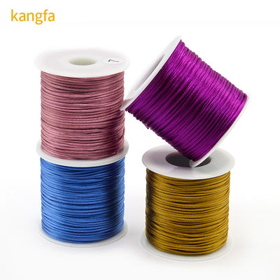 Wire Wrapped 100% Polyester Bracelet with 2023 Design and Singal Color or Rainbow Color