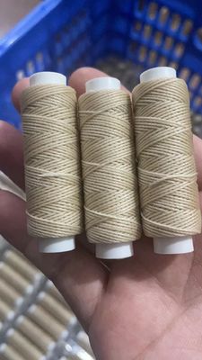 12g 100% Polyester Round Wax Hand-sewn Leather Waxed High Strength Polyester Sewing Thread