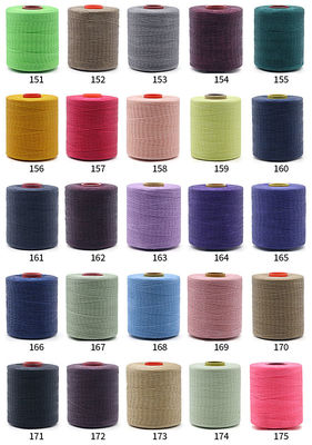 Sticky Leather Waxed Polyester Thread for Leather Sewing 100% Polyester 1mm 0.8mm 210d