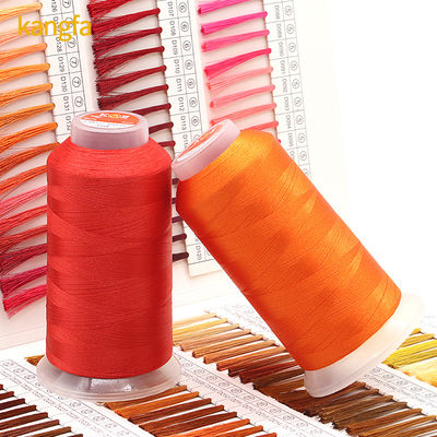Kangfa Colors Polyester Embroidery Thread Kit 5000M Each Spool for Perfect Embroidery
