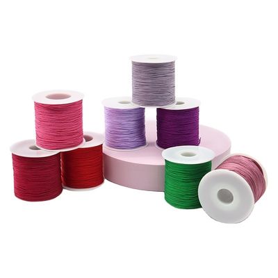 Purple Nylon Suede Craft Thread Cord for Making Singal or Rainbow Color Beading Craft
