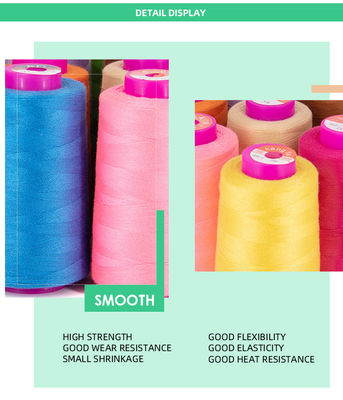 High Level 5000yds 40/2 100% Spun Polyester Sewing Thread for Machine Sewing Supplies