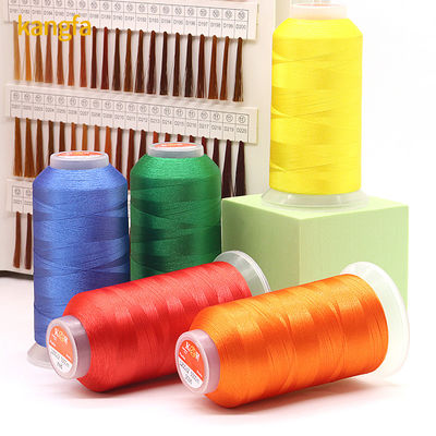 Low Shrinkage Various Color Packs of Polyester Embroidery Thread 5000M for All Machines