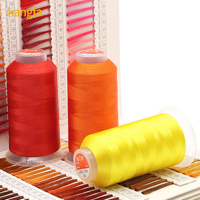 Low Shrinkage Various Color Packs of Polyester Embroidery Thread 5000M for All Machines
