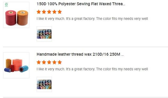 Polyester 1mm Waxed Thread for Leather Sewing Durable and Long-Lasting