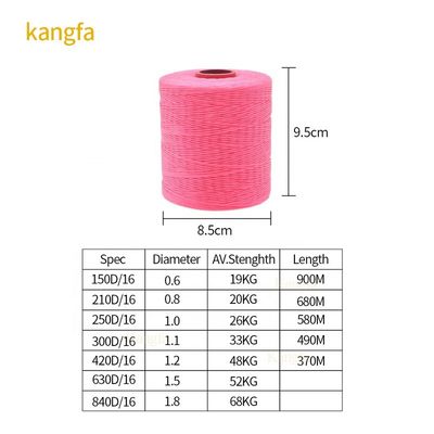 1.0mm Hand-sewn Leather Thread MERCERIZED for Shoes 100% Polyester Waxed Sewing Thread