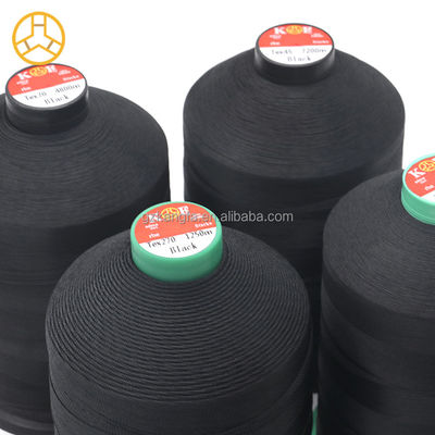 Jeans Shoes White Thick Waxed Nylon 66 Bonded Sewing Thread with OEM/ODM Accepted