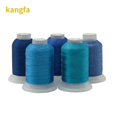 500m 120D/2 Polyester Embroidery Thread Set Kit with Transparent Cone and Small Cone